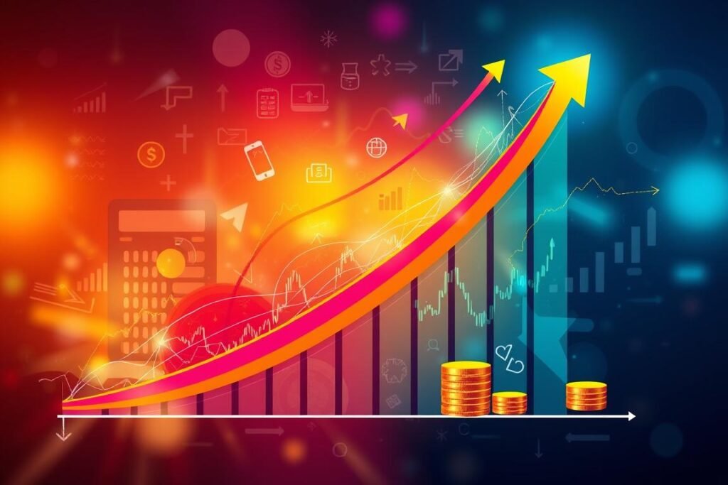 Gráfico de Crescimento do Investimento